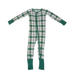 Little Sleepies Noel Plaid Zippy Size 2T